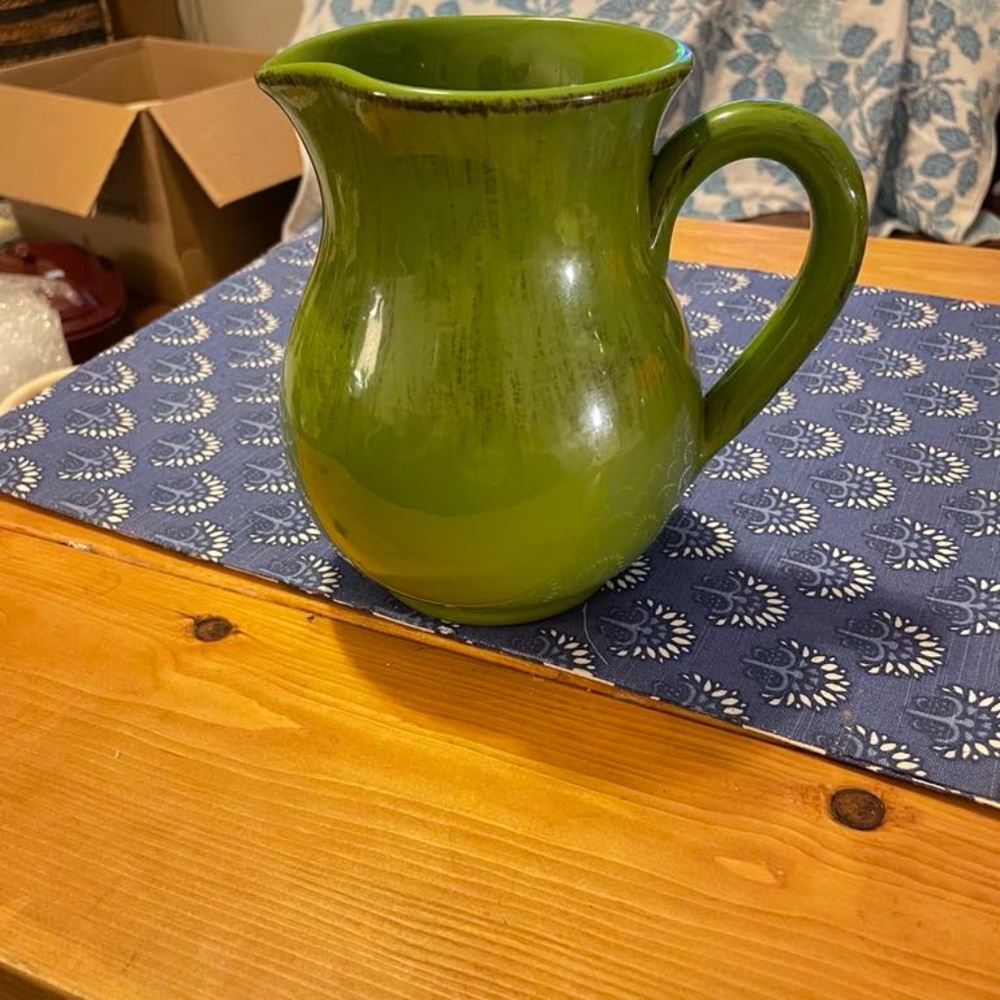 Italian Terra Cotta Pitcher